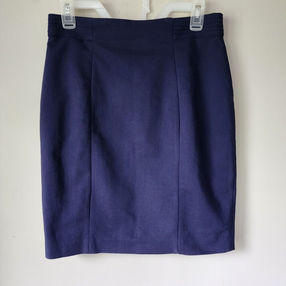H&M Navy Pencil Skirt (8)